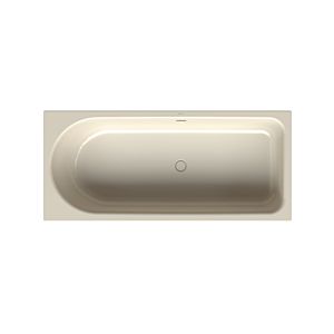 Bette BetteOcean Low-Line Badewanne 8838-001 pergamon, 180x80x38cm, Fußende rechts, Überlauf hinten