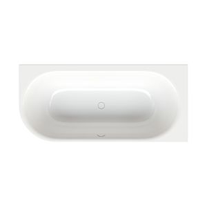 Bette BetteLux Oval Silhouette Badewanne 3436-000CELVS weiß, 185x85x45cm