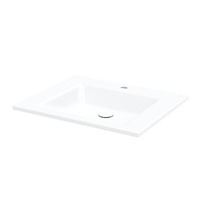 Bette Lavabo encastré BetteAqua A070-004HLW1 60x49,5cm, HLW1, edelweiß