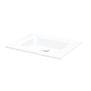 Bette BetteAqua Einbau-Waschtisch A070-004 60x49,5cm, edelweiß