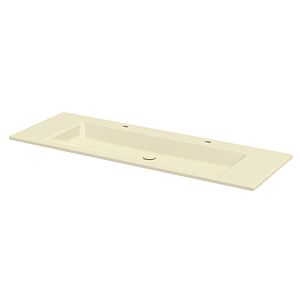 Bette BetteAqua Einbau-Waschtisch A072-441HLW2 140x49,5cm, HLW2, cream