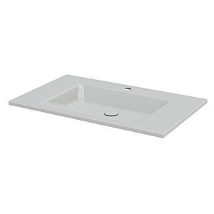 Bette BetteAqua Einbau-Waschtisch A071-410HLW1 80x49,5cm, HLW1, silver