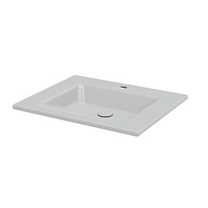 Bette BetteAqua Einbau-Waschtisch A070-410HLW1 60x49,5cm, HLW1, silver