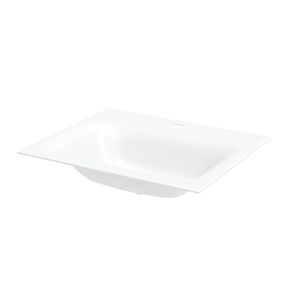 Bette BetteLux Einbau-Waschtisch A160-440HLW1 60 x 49,5 cm, HLW1, snow