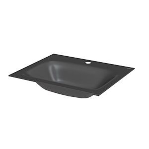 Bette BetteLux Einbau-Waschtisch A160-401HLW1 60 x 49,5 cm, HLW1, anthracite