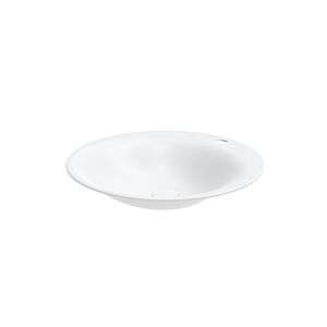 Bette BetteLux Oval Einbau-Waschtisch A220-004HLW1,PW 50 x 50 cm, HLW1,PW, edelweiß