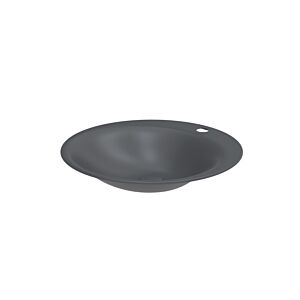 Bette BetteLux Oval Einbau-Waschtisch A220-400HLW1,PW 50 x 50 cm, HLW1,PW, raven