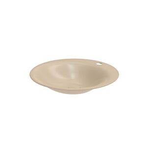 Bette BetteLux Oval Einbau-Waschtisch A220-003HLW1 50 x 50 cm, HLW1, bahamabeige