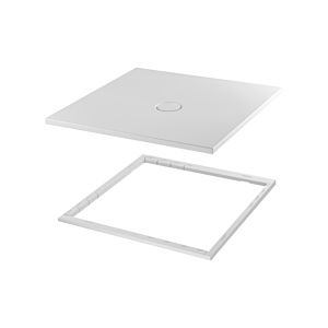 Bette BetteFloor Duschfläche 5989-413T1 170x80cm, Mini-Wannenträger, dust