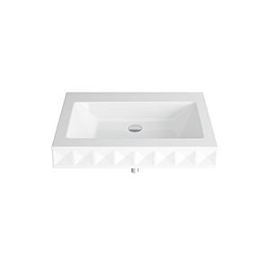 Bette Loft lavabo suspendu A230-056SWV1A 82,5x52,5x10cm, 2000 rangées, sans trou pour robinetterie, noir brillant