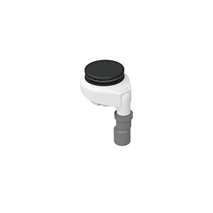 Receveur de douche Bette garniture de vidange B573-400AY 0,6 l/sec., évacuation verticale, AR Pro, corbeau