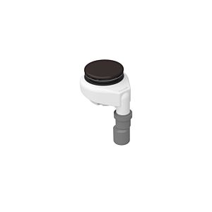 Receveur de douche Bette garniture de vidange B573-401AY 0,6 l/sec., évacuation verticale, AR Pro, anthracite