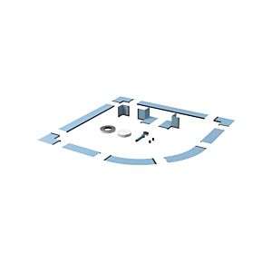 Bette Dichtsystem B57-0373 für Viertelkreis-Duschwannen
