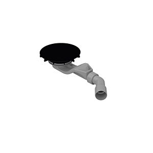 Bette BetteAir waste/overflow set B524-400AY for shower tiles, anti-slip Pro, raven