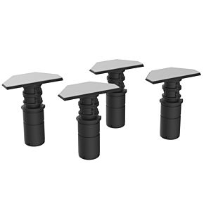 Pied de fixation BetteLevel B57-0420 de 1000 mm ou moins, pour receveur et surface de douche