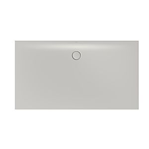 Bette BetteFloor Side zone de douche 3378-410AE 180x100cm, antidérapant / Pro , argent