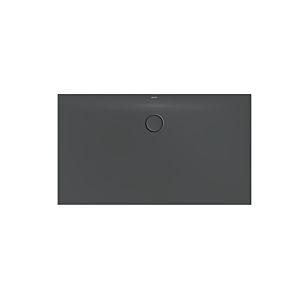 Bette BetteFloor Side zone de douche 3379-400AE 140x80cm, antidérapant / Pro , corbeau