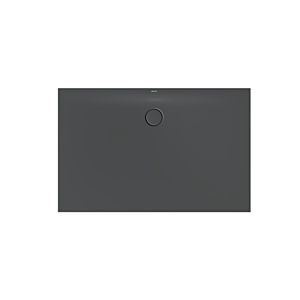 Bette BetteFloor Side zone de douche 3384-400AE 140x90cm, antidérapant / Pro , corbeau