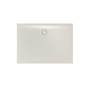 Bette BetteFloor Side zone de douche 3386-423PLUS 140x100cm, glaçure, lin