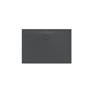 Bette BetteFloor Side zone de douche 3398-400 130x90cm, corbeau