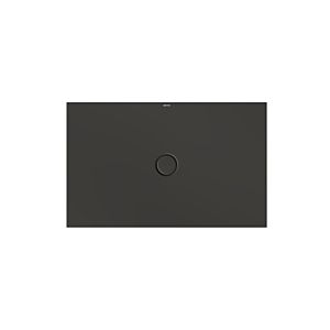 Bette BetteFloor 1671-401PLUS, T1 120x75cm, glaçure, Mini -support de baignoire, anthracite