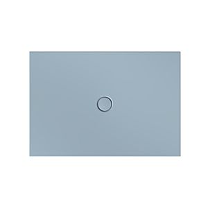 Bette BetteFloor zone de douche 5791-418PLUS, T1 130x90cm, glaçure, Mini support de bain, Blue satin