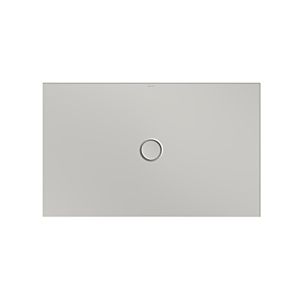 Bette BetteFloor shower area 5793-410PLUS, T1 130x80cm, glaze, Mini -tub support, silver