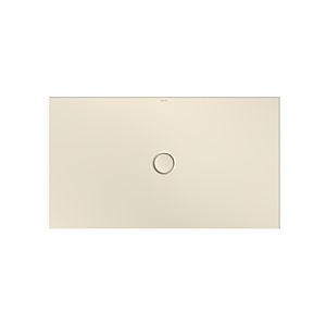 Bette BetteFloor surface de douche 5801-001PLUS 140x80cm, glaçure, pergamon