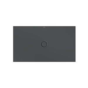 Bette BetteFloor Duschfläche 5801-400AE 140x80cm, Antirutsch/Pro, raven