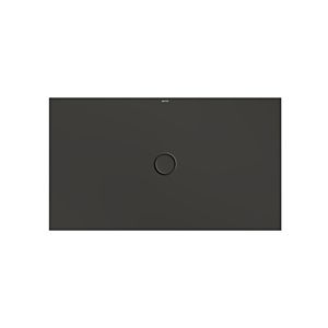 Bette BetteFloor Duschfläche 5801-401PLUS 140x80cm, Glasur, anthracite