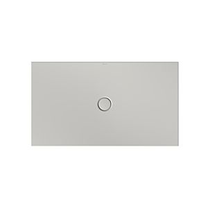 Bette BetteFloor Duschfläche 5801-410PLUS,T1 140x80cm, Glasur, Mini-Wannenträger, silver