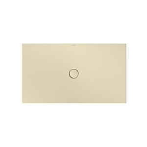 Bette BetteFloor Duschfläche 5801-441PLUS,T1 140x80cm, Glasur, Mini-Wannenträger, cream