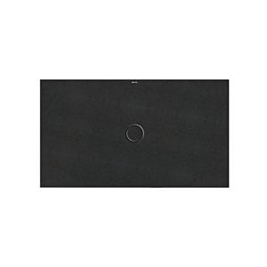 Bette BetteFloor Duschfläche 5801-790PLUS,T1 140x80cm, Glasur, Mini-Wannenträger, Midnight