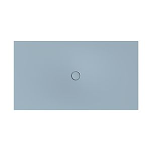 Bette BetteFloor surface 5818-418PLUS, T1 180x100cm, glaze, Mini bath support, Blue satin