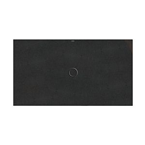 Bette BetteFloor 5818-790PLUS, T1 180x100cm, glaçure, Mini -support de baignoire, Midnight