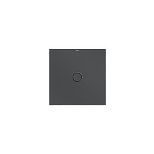 surface BetteFloor Bette match0 5831-400AE, T1 80x80cm, antidérapant/ Pro , support de bain Mini , corbeau