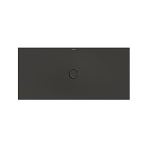 Bette BetteFloor Duschfläche 5938-401PLUS,T1 150x70cm, Glasur, Mini-Wannenträger, anthracite