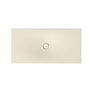 Bette BetteFloor Duschfläche 5939-001PLUS,T1 150x75cm, Glasur, Mini-Wannenträger, pergamon