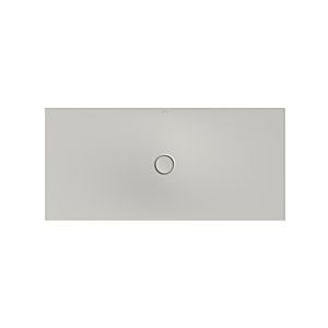 Bette BetteFloor Duschfläche 5949-410PLUS,T1 160x75cm, Glasur, Mini-Wannenträger, silver