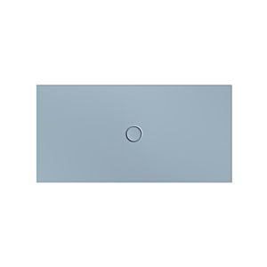 Bette BetteFloor surface 5957-418PLUS, T1 160x80cm, glaze, Mini bath support, Blue satin