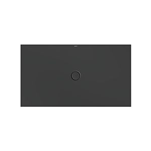 Bette BetteFloor Duschfläche 5966-402PLUS,T1 160x90cm, Glasur, Mini-Wannenträger, slate