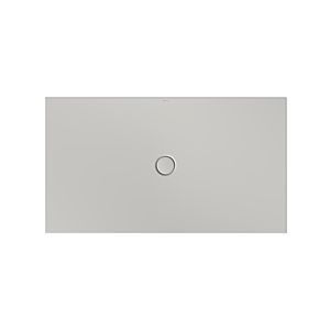 Bette BetteFloor Duschfläche 5966-410PLUS,T1 160x90cm, Glasur, Mini-Wannenträger, silver