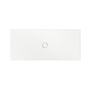 Bette BetteFloor zone de douche 5994-287PLUS, T1 170x75cm, glaçure, Mini -support de baignoire, starwhite