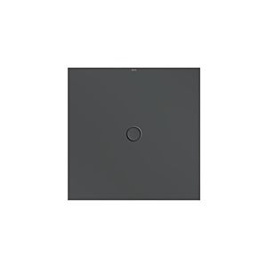 surface BetteFloor Bette match0 8721-400AE, T1 120cm, antidérapant/ Pro , support de bain Mini , corbeau