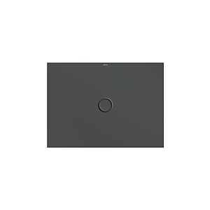 surface BetteFloor Bette match0 8731-400AE, T1 110x80cm, antidérapant/ Pro , support de bain Mini , corbeau