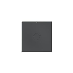 Bette BetteAir 7350-400AE,T2 900 x 900 mm, corbeau, rectangle, acier au titane émaillé, avec support minimum