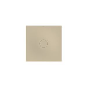 Bette BetteAir Duschfliese 7350-424AE,T2 900 x 900 mm, sand, Rechteck, glasierter Titan-Stahl, mit Minimum-Täger