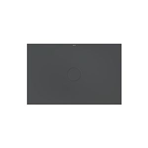 Bette BetteAir 7356-400T2 1400 x 900 mm, corbeau, rectangle, acier au titane émaillé, avec support minimum