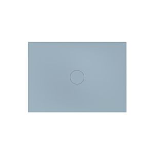 Bette BetteAir 7357-418PLUS,T2 1400 x 1000 mm, bleu satiné, rectangle, acier au titane émaillé, avec support minimum