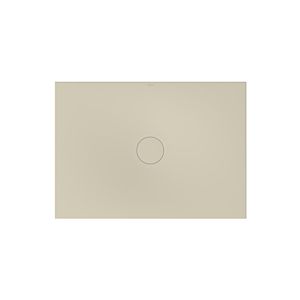 Bette BetteAir 7357-422T2 1400 x 1000 mm, beige, rectangle, acier au titane émaillé, avec support minimum